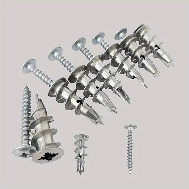 Drywall Anchor Screw - Juego de 25 tornillos de expansión