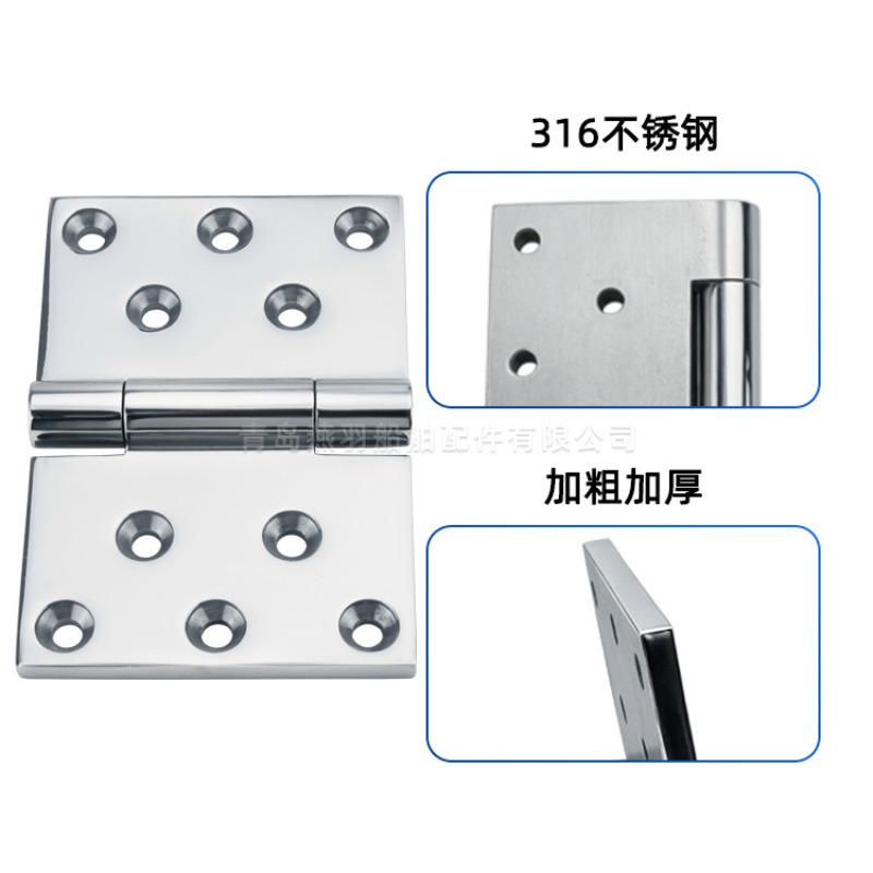 Home Improvement Cast - Bisagra de acero inoxidable 316, 113
