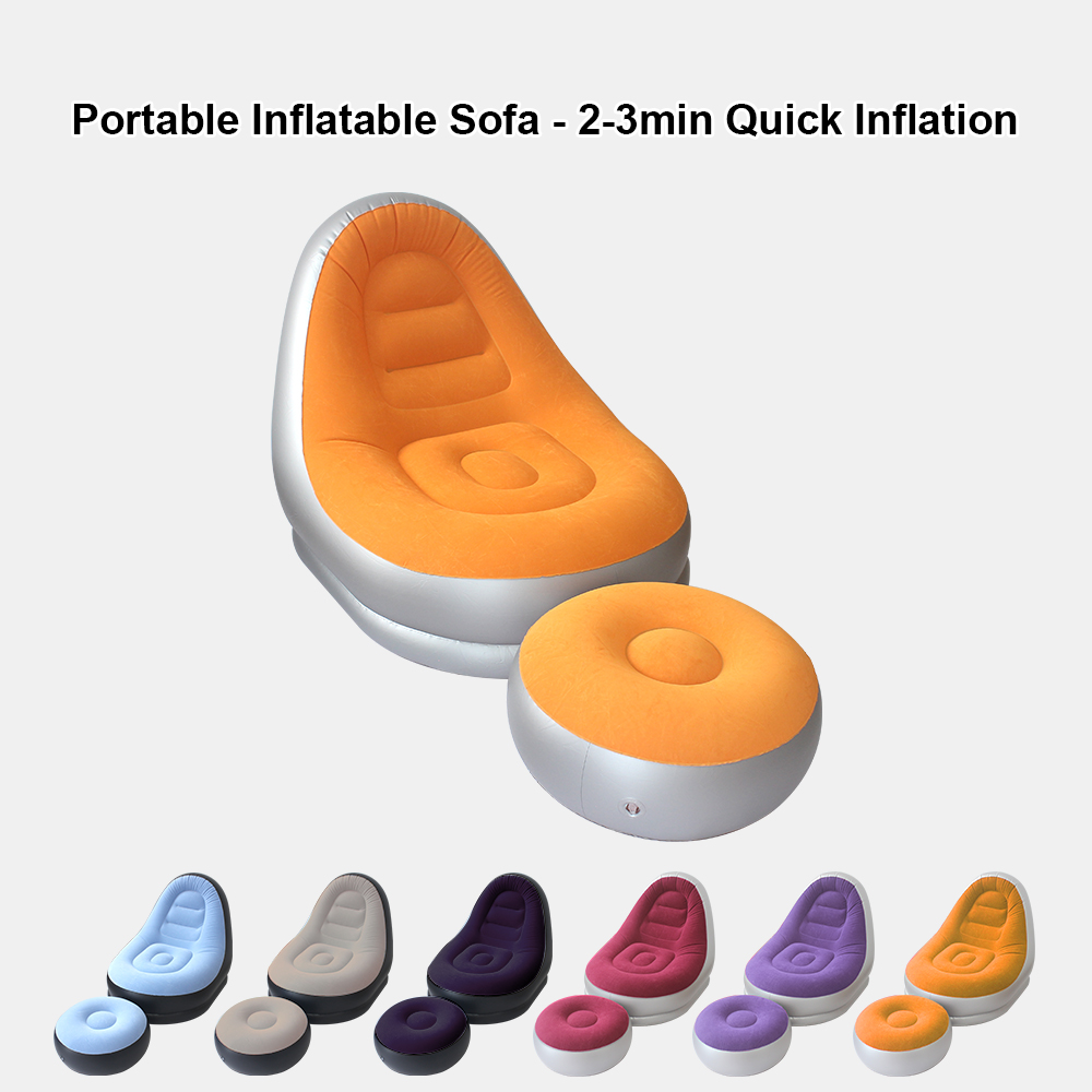 Home Improvement Furniture - Conjunto de Sofá Inflable Portátil Multicolor