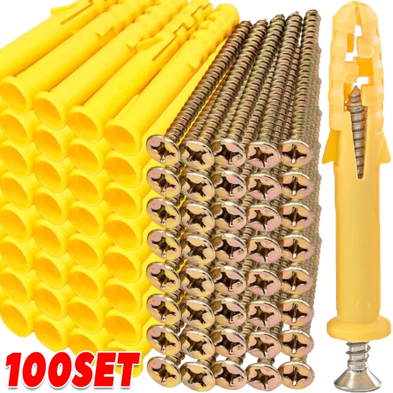 Drywall Anchor Screw - Kit de tornillos autorroscantes de cabeza