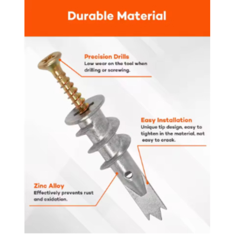 10 piezas de anclajes de un so - Drywall Anchor Screw reseña y precio