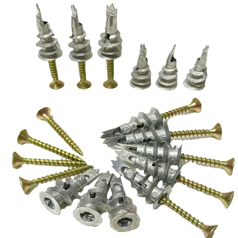 10 piezas de anclajes de zinc  - Drywall Anchor Screw reseña y precio