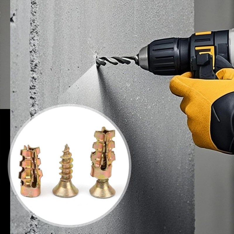 50/100 unidades de tornillos d - Drywall Anchor Screw reseña y precio