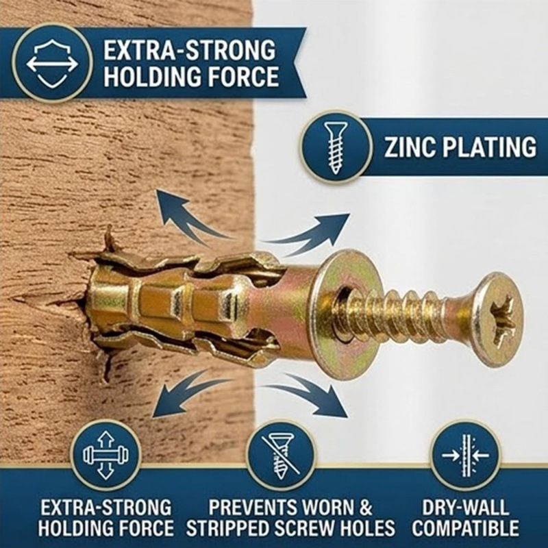 50/100 unidades de tornillos d - Drywall Anchor Screw reseña y precio