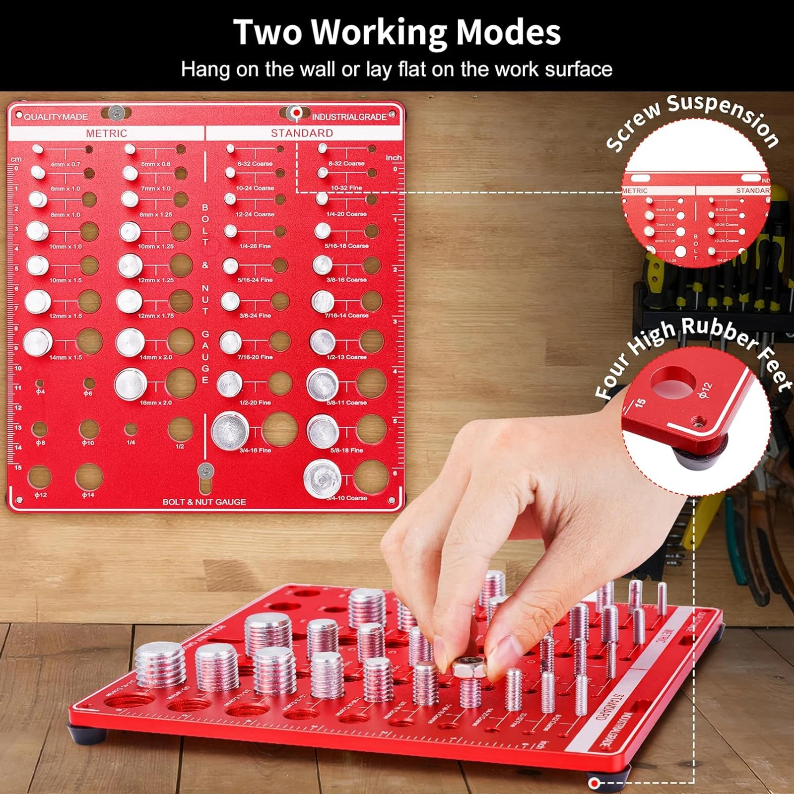 Juego de Calibres para Roscas  - Home Improvement Services reseña y precio
