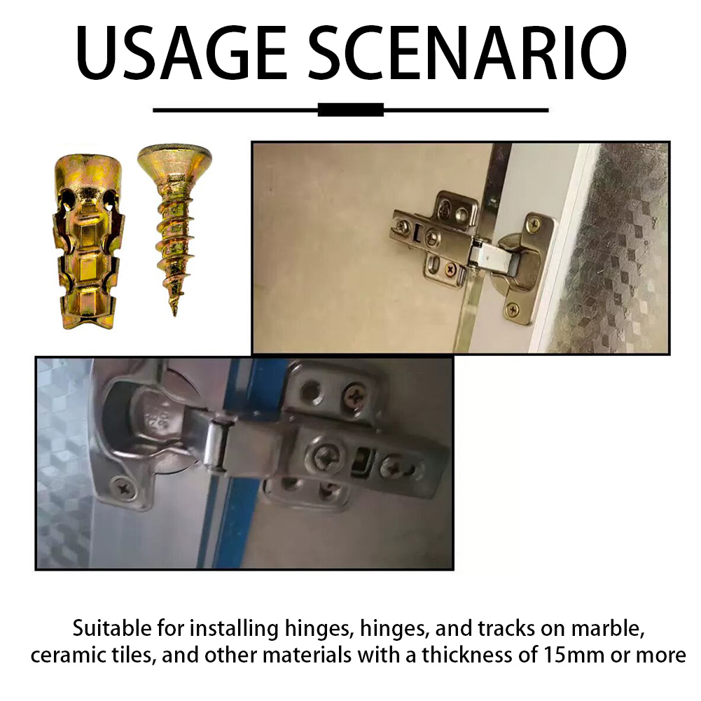 Tornillos de reparacin de rosc - Drywall Anchor Screw reseña y precio
