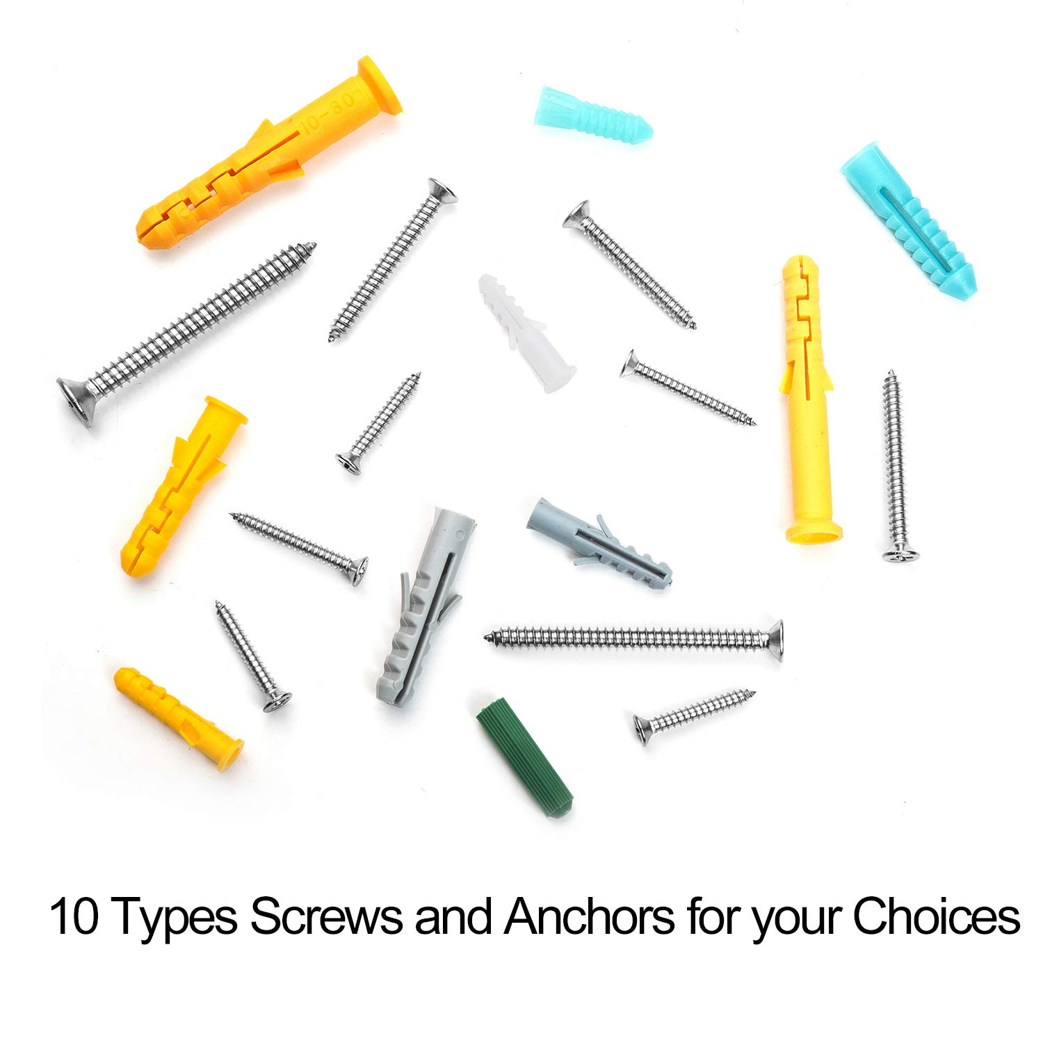 Juego de anclajes de plástico  - Drywall Anchor Screw reseña y precio