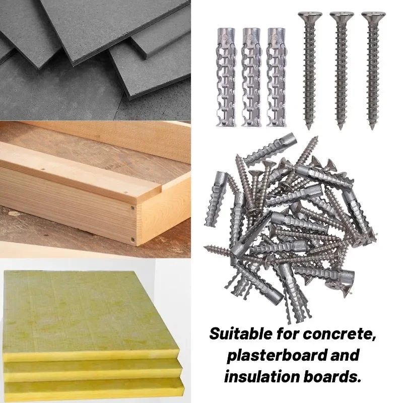 Kit de anclajes de pared de ac - Drywall Anchor Screw reseña y precio