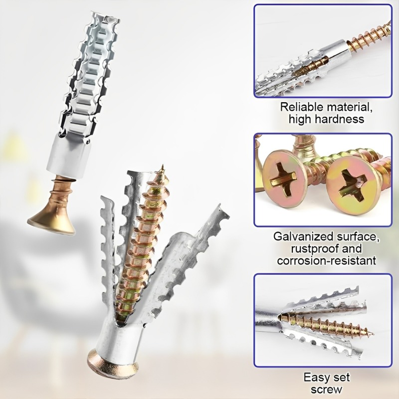 Anclaje de pared de acero de a - Drywall Anchor Screw reseña y precio
